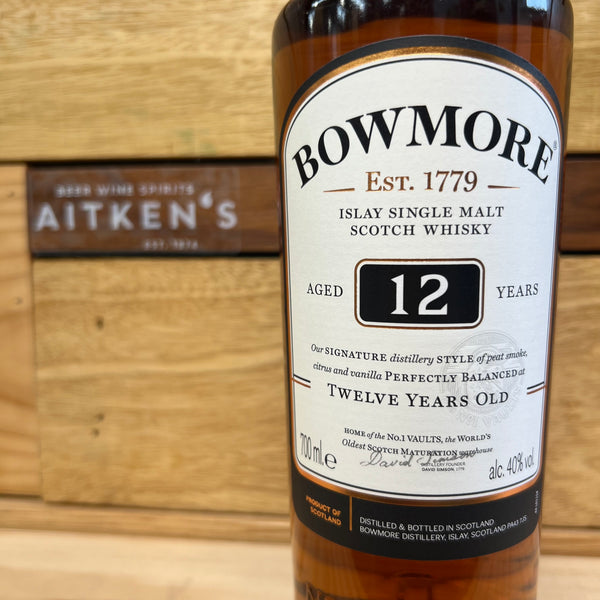 Bowmore 12 Year Old Single Malt Whisky – Aitken's