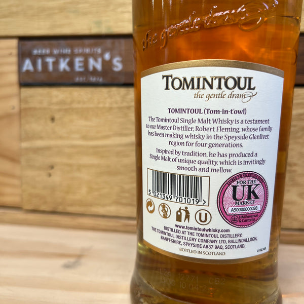 Tomintoul 10 Year Old Single Malt Whisky – Aitken's