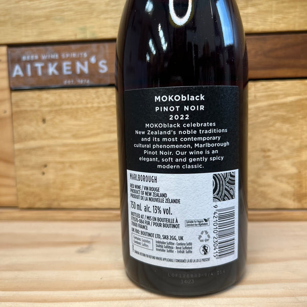 MOKOblack Pinot Noir - Marlborough, New Zealand – Aitken's