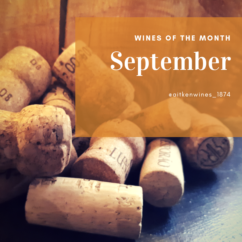 Wines of the Month - September 2018