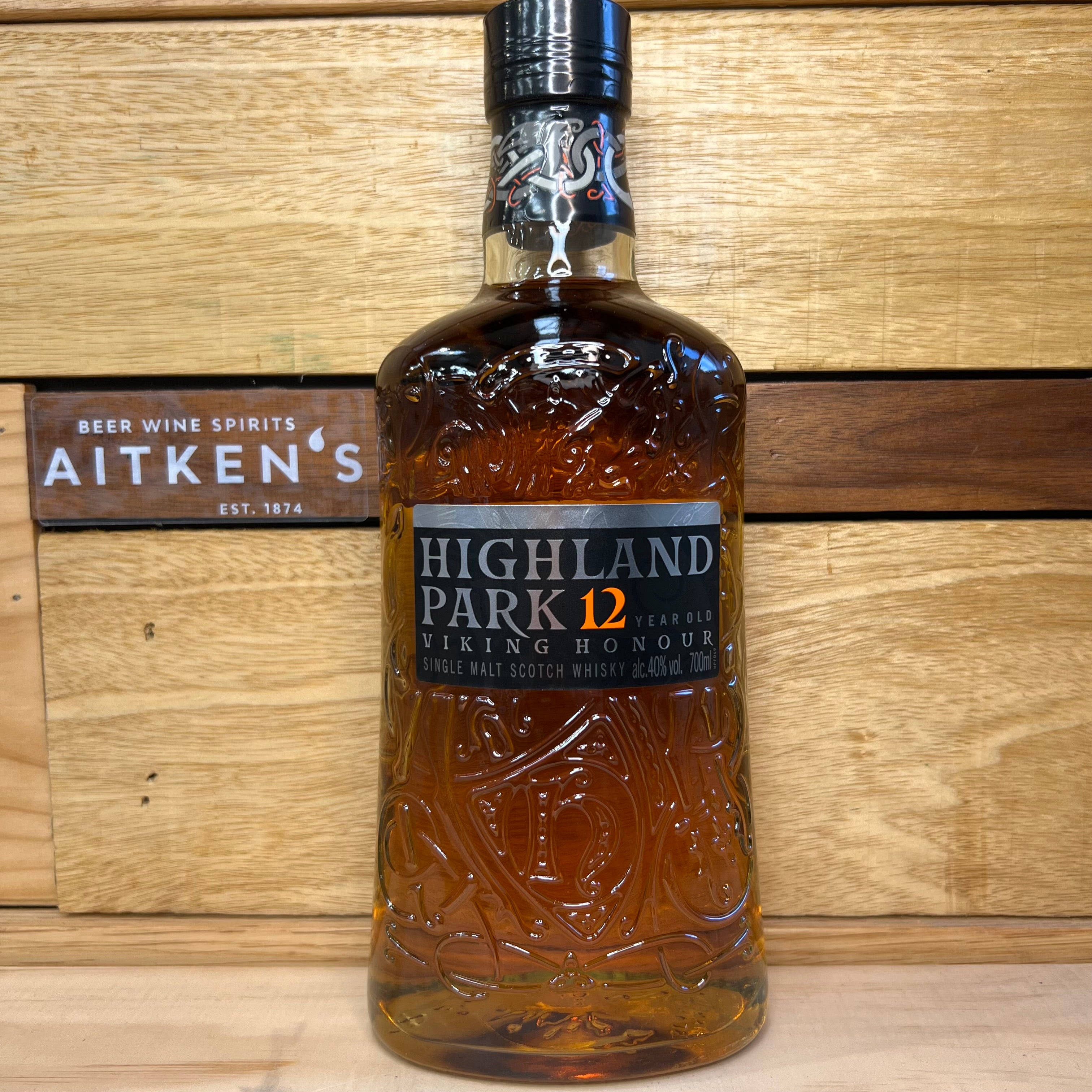 Highland Park 12 Year Old Single Malt Whisky – Aitken's Highland Park 12 Year Old Single Malt Whisky – Aitken's