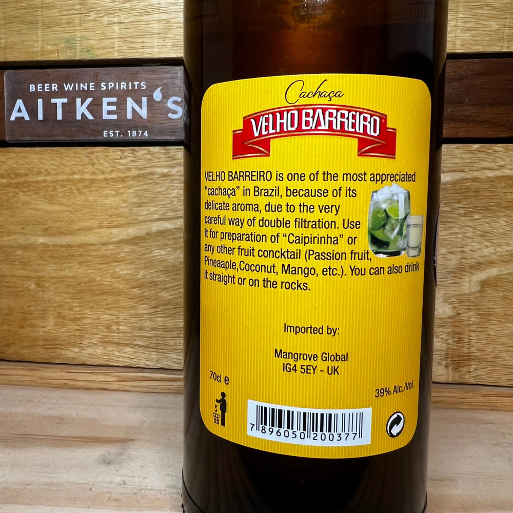 Velho Barreiro Cachaça - Aitken's