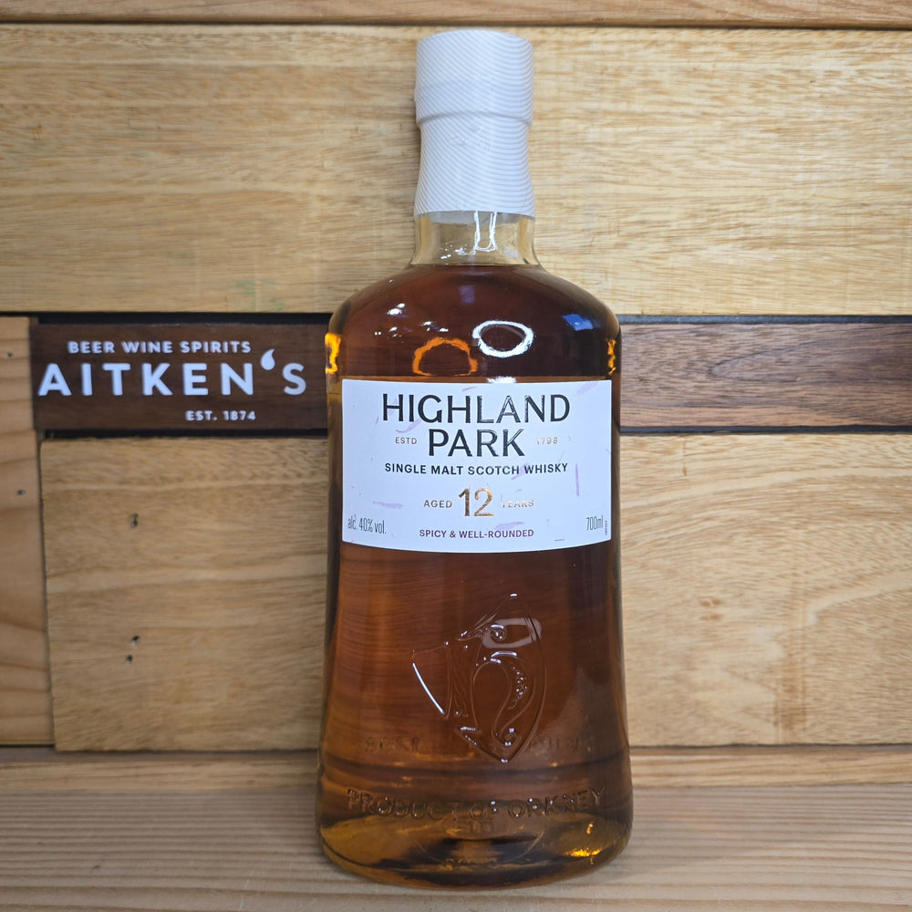 Highland Park 12 Year Old Single Malt Whisky - Aitken's