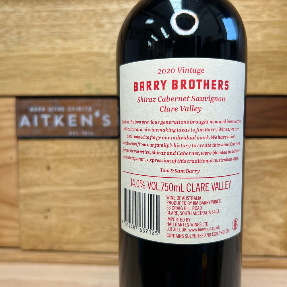 Jim Barry Wines 'The Barry Bros', Clare Valley, Shiraz Cabernet