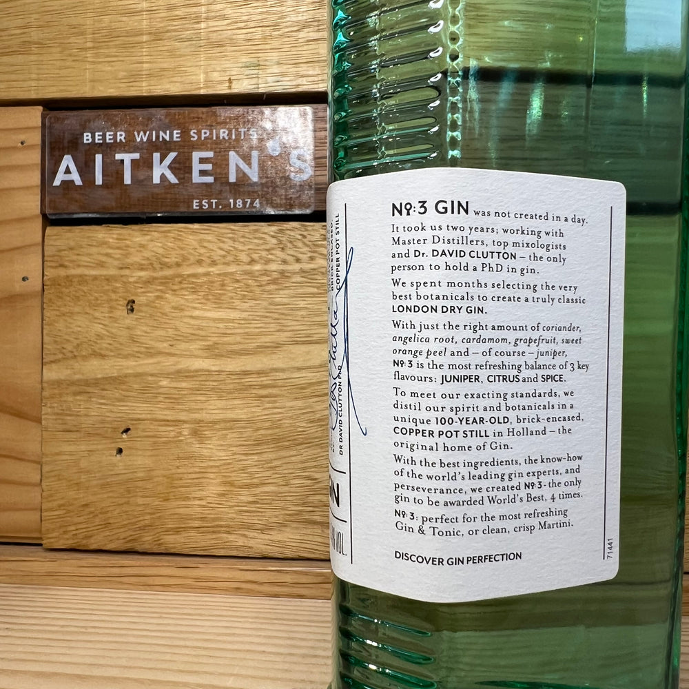 No.3 London Dry Gin – Aitken's