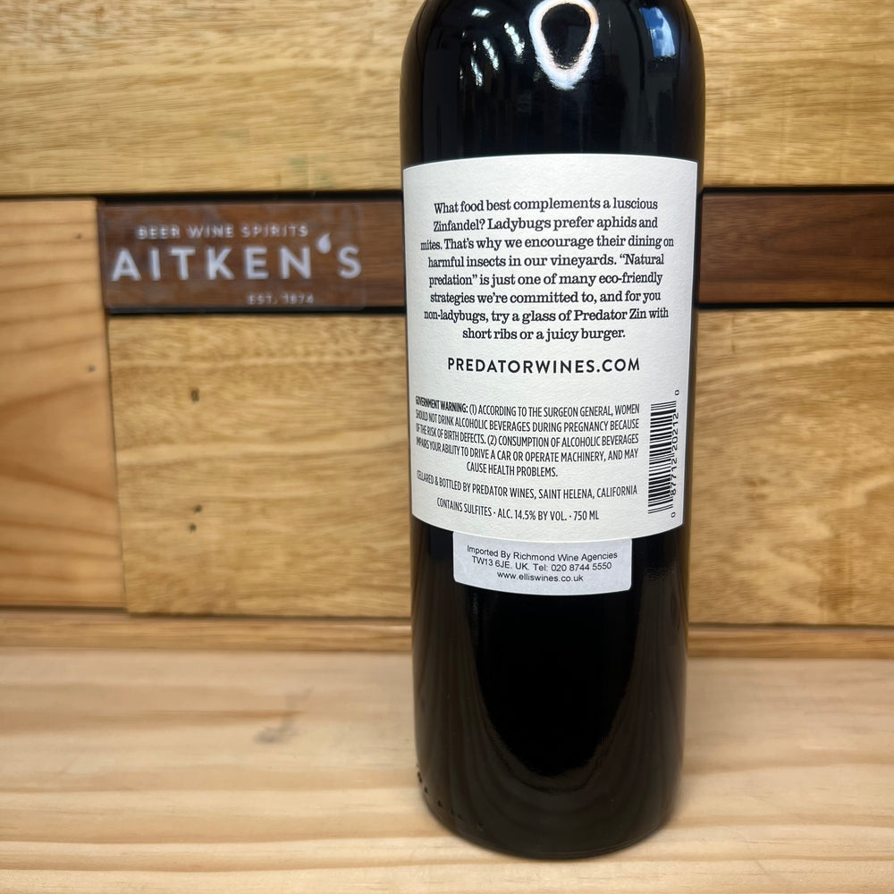Predator, Old Vine Zinfandel, Lodi – Aitken's