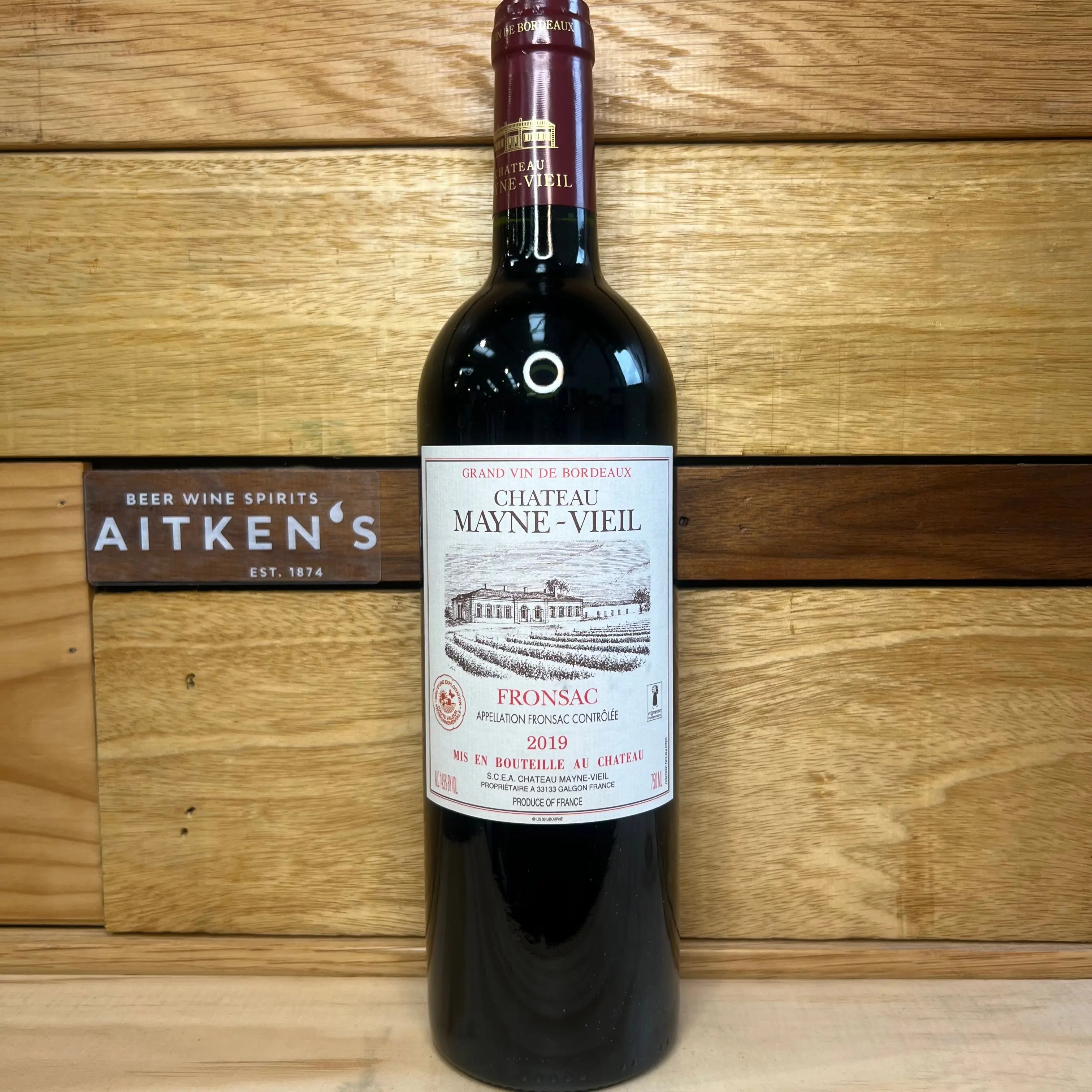 Château Mayne-Vieil, AOP Fronsac - Aitken's