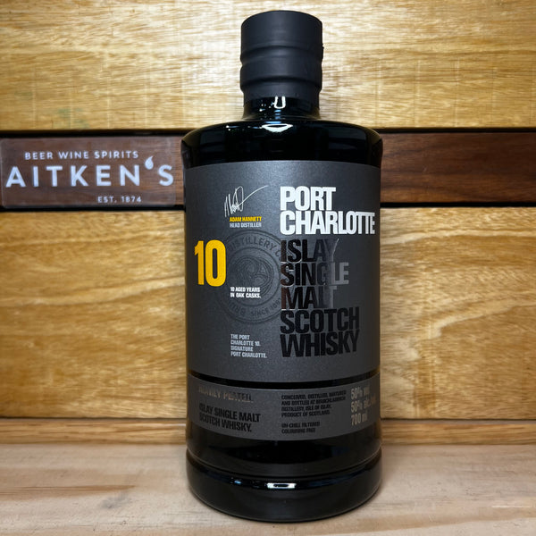 Port Charlotte 10 year old Heavily Peated Single Malt Whisky