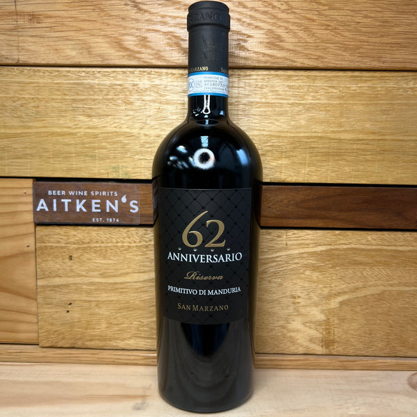 San Marzano 'Anniversario 62' Primitivo di Manduria Riserva