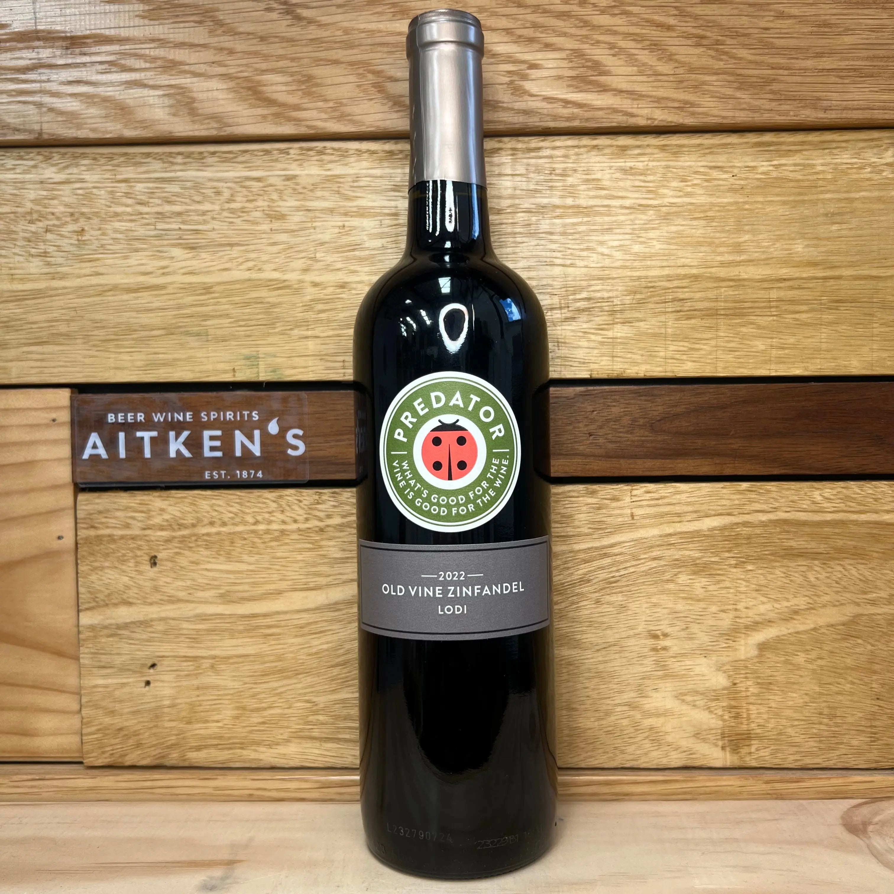 Predator, Old Vine Zinfandel, Lodi - Aitken's