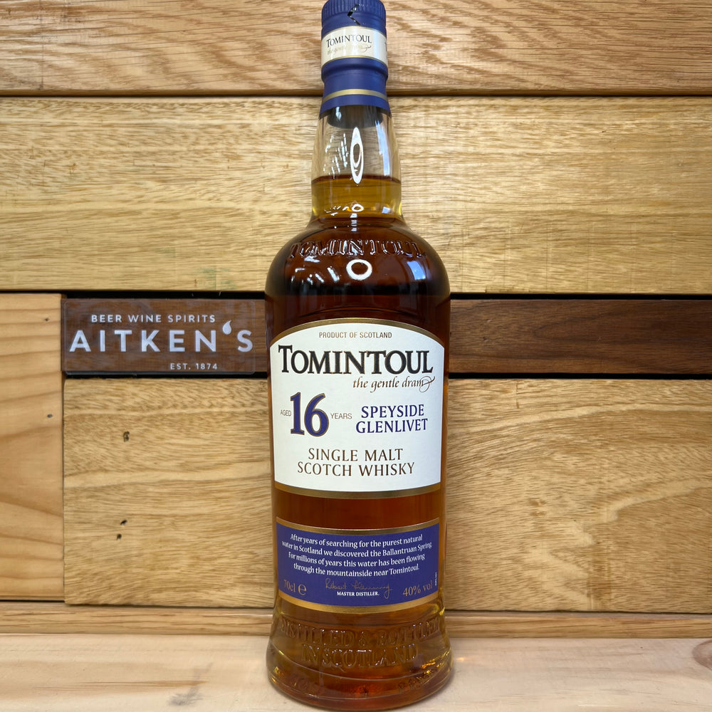 Tomintoul 16 Year Old Single Malt Whisky – Aitken's