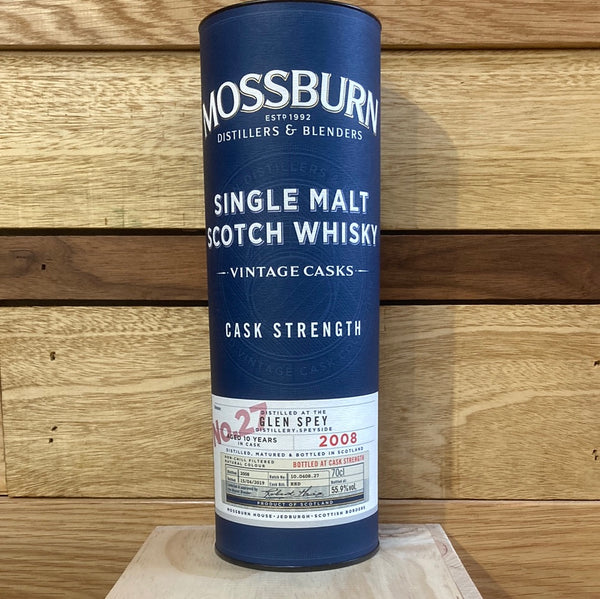 Mossburn Vintage Cask No. 27 Glen Spey 10 Year Old