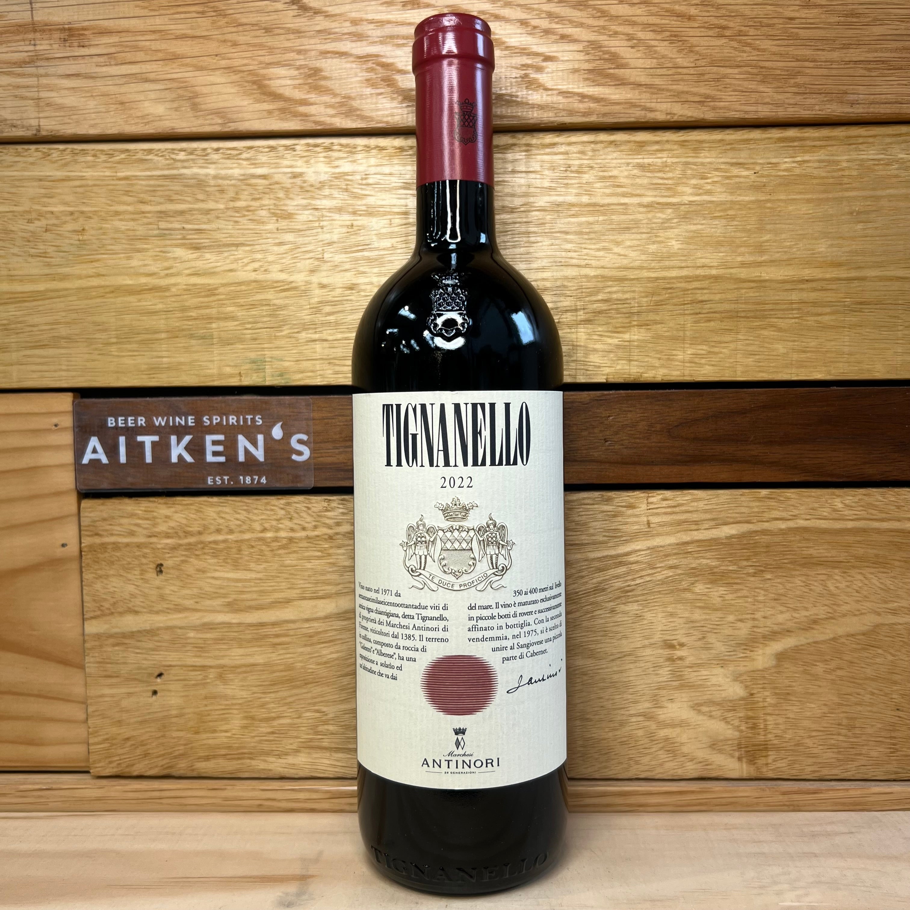 Antinori Tignanello IGT 2022 – Aitken's