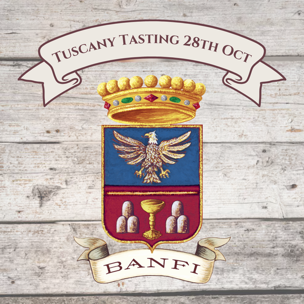 Tuscan Wine Tasting with Banfi @ TWP Tuesday 28th October