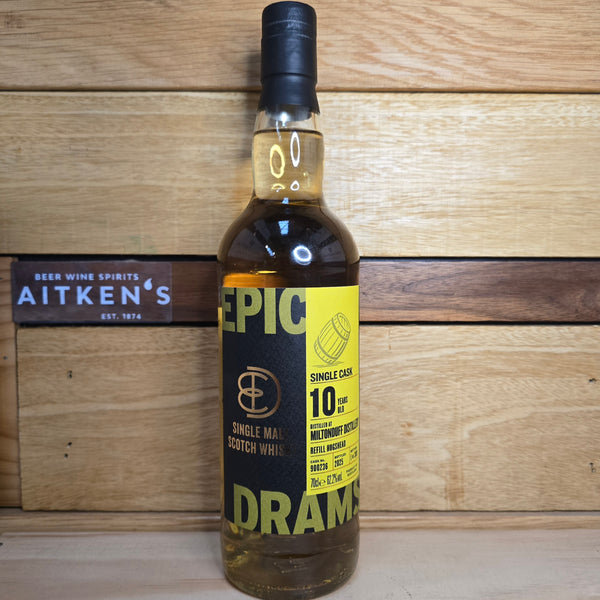 Epic Drams Miltonduff 10 Year Old Cask No. 900236