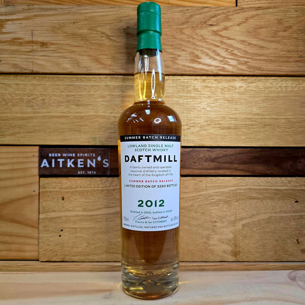 Daftmill Summer Batch Release 2012, Lowland Single Malt Whisky