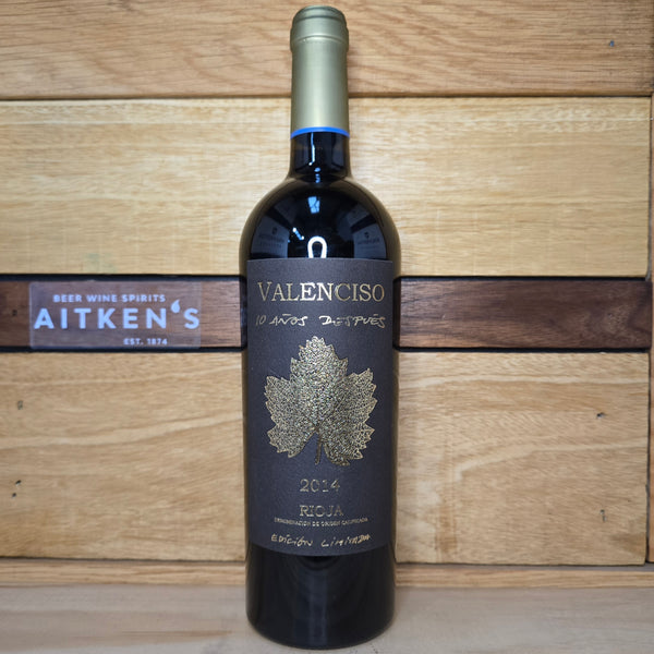 Valenciso Rioja Reserva 10 Años Después