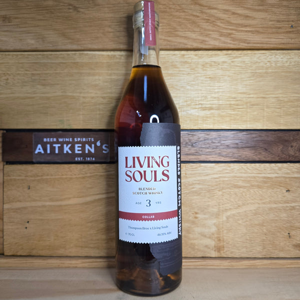 Living Souls x Thompson Bros Blended Scotch Whisky Collab
