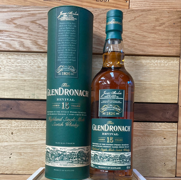 Glendronach 15 Year Old Revival Single Malt Whisky