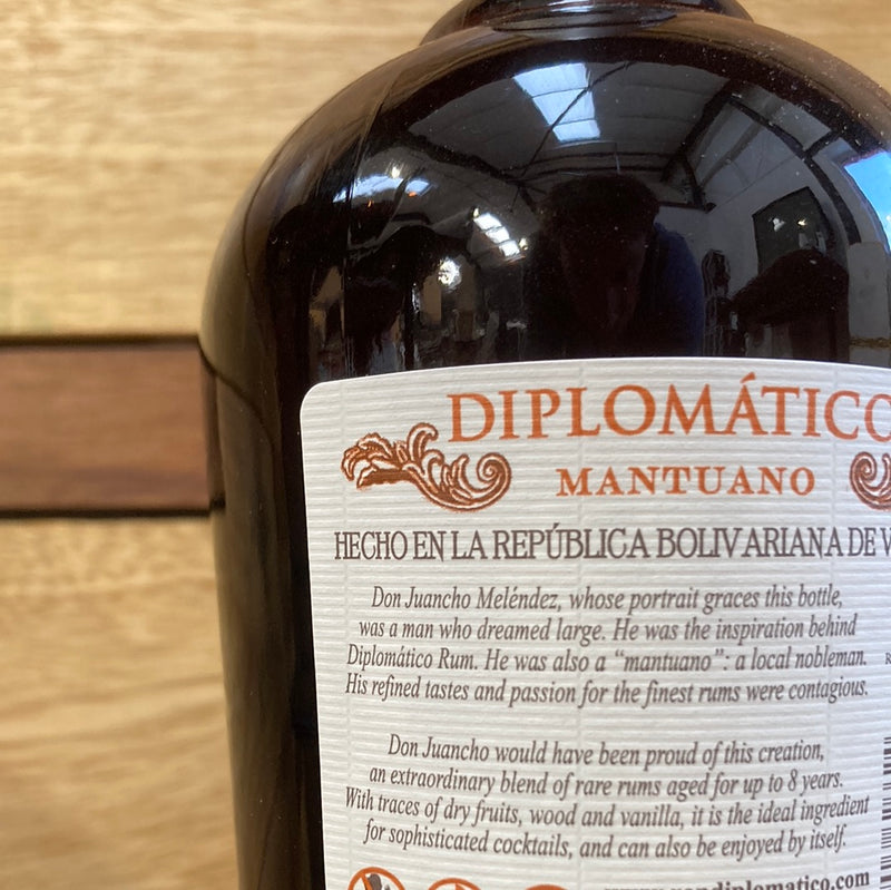 Mantuano Rum by Diplomatico distillery in Venezuela