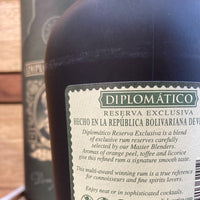 Ron Diplomatico Reserva Exclusiva Rum