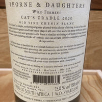 Thorne & Daughters, `Cat's Cradle` Swartland Chenin Blanc