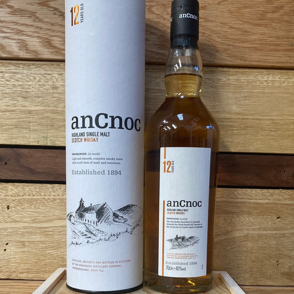 anCnoc 12 year old Highland Whisky